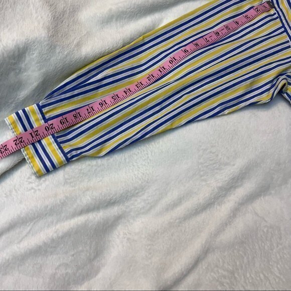 Ralph Lauren Men’s Button Down Shirt Yarmouth Cotton, Size 17 32/33 Blue, Yellow - Picture 5 of 8